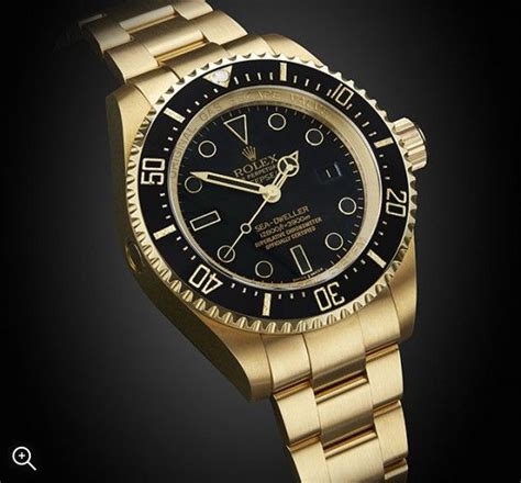 Rolex deepsea solid gold